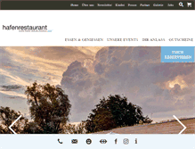 Tablet Screenshot of hafenrestaurant.ch